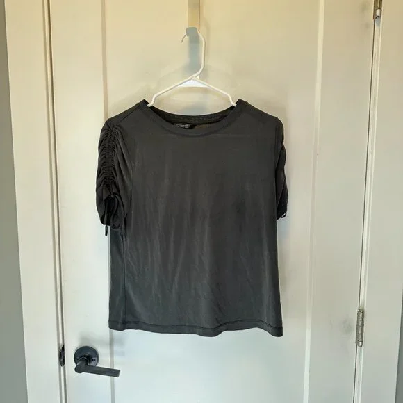 BANANA REPUBLIC Sandwash Modal Ruched Shirt Medium - Picture 3 of 6